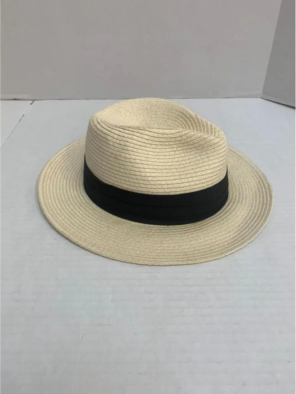Dorfman Pacific Co. Scala Classic Panama Hat Cream with Black Band Large Straw